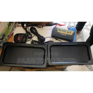 Shutter Electric License Plate Frame W/Remote Control