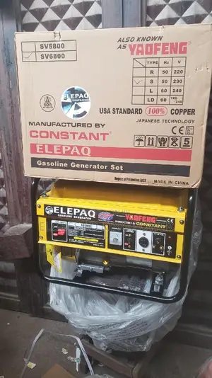 4.5kva Manual Start Elepaq Constant Generator 100% Pure Per