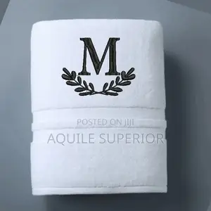 Initial Embroidery Towel Branding for Gift