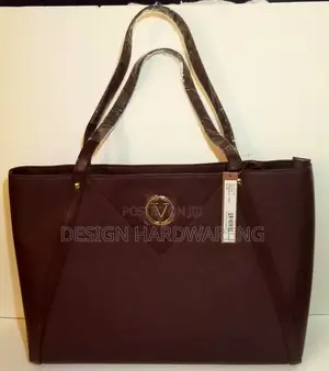 Joan Vass Luxurious Leather Handbag+Purse