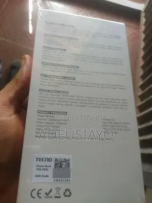 TECNO Power Bank 20000mah
