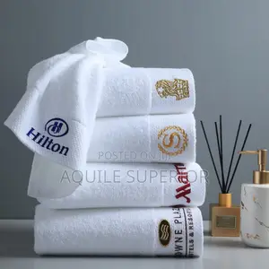 Hotel Custom Embroidery Towel Branding