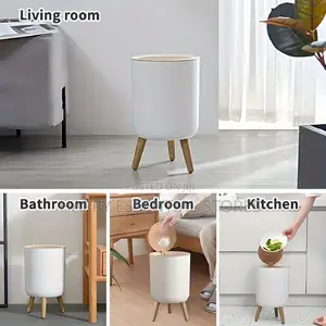 7liters Luxury Free Standing Plastic Waste Bin With Press