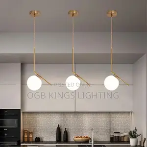 Nordic LED Iron G9 LED Bulb Single Pendant Light Indoor Drop