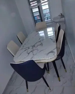 New Imported Exquisite Marble Top Dining Set