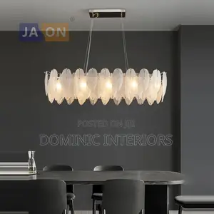Nordic Glass Feathers Chandelier