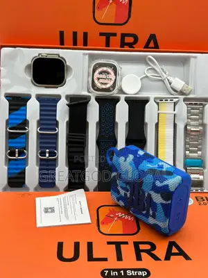 7 in 1 Straps SMARTWATCH + GO 3 JBL Combo