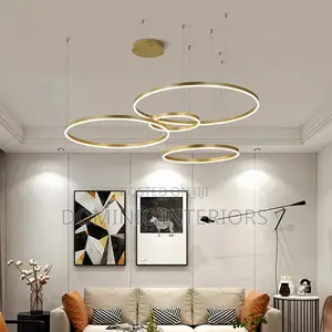 Minimalist Led Gold Pendant Lights