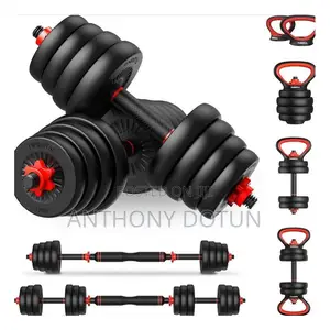 30kg Anti Dust Adjustable 5in1 Dumbell for Men and Women
