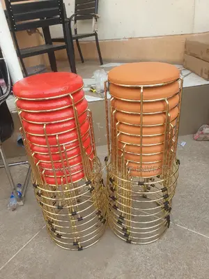 Gold Carpets Stool