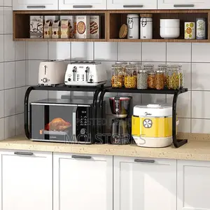 2 Layer Countertop Microwave Oven Rack