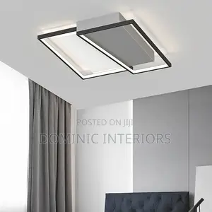 New Atmospheric Square Ceiling Lamp/Gold Colour