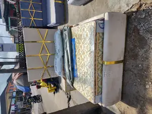Quality 4.5by6 Upholstery Padded Bed Frame With One Bed Side