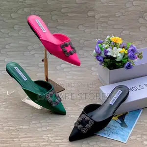 Manolo Half Slippers