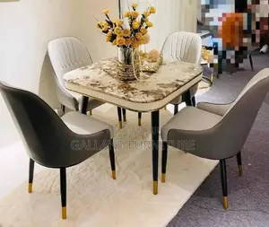 High Quality Luxury Marble Dining Table by 4