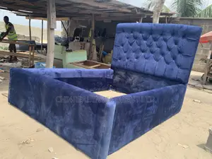 4.5 By 6 Solid Fabric Bedframe