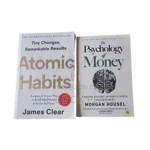 Atomic Habits by James Clear + the Psychology of Money by Mo