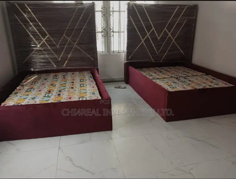 4.5 By 6 Solid Fabric Bedframe