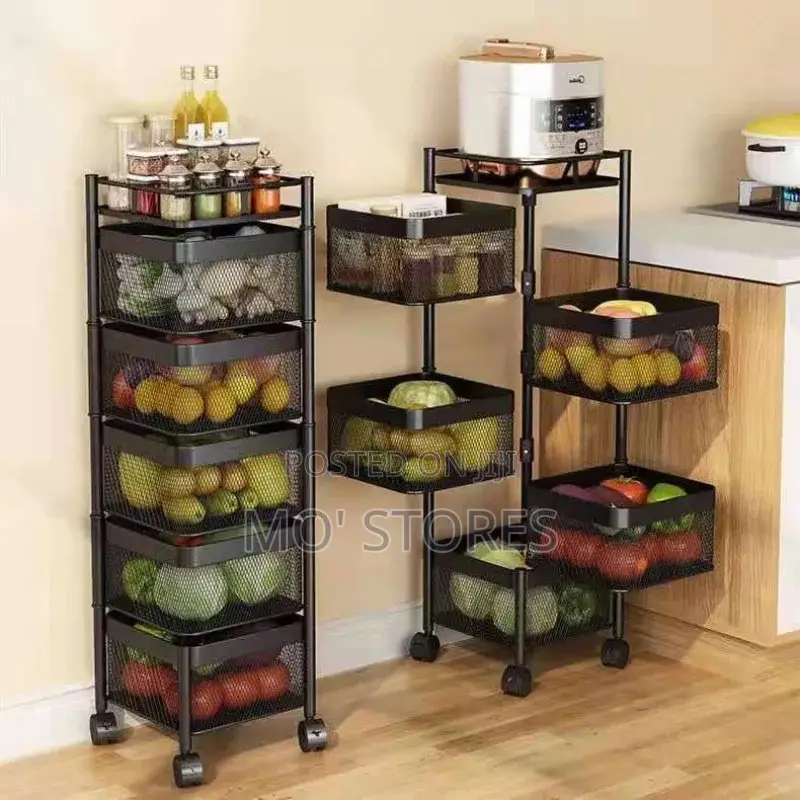 Rotating 5 Layer Storage Rack