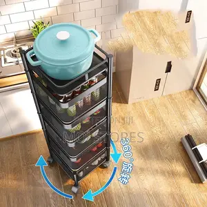 Rotating 5 Layer Storage Rack