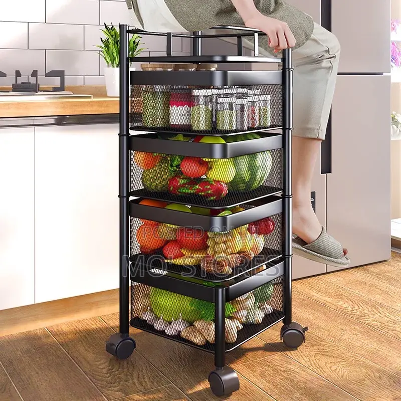 Rotating 5 Layer Storage Rack