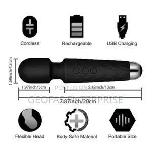 20 Mode - Powerful Rechargeable Magic Wand Clitoris Vibrator