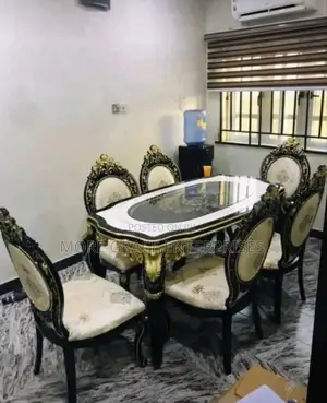 Imported Royal Dining Table and 6 Chairs for Dining Room.
