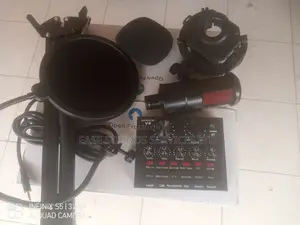Studio Mic With Sound Card