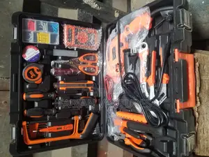 Set of Tools Box With Drilling Machine