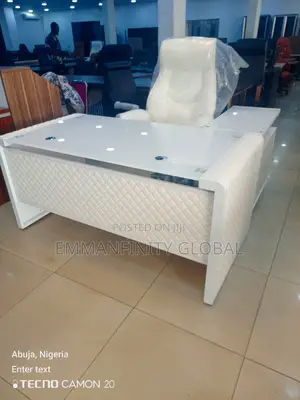 Executive White Table