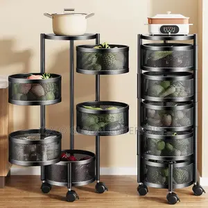 5tier Storage Trolley Rack