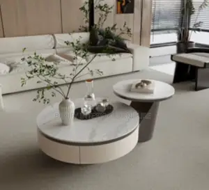 Modern Marble Top Centre Table With Drawer