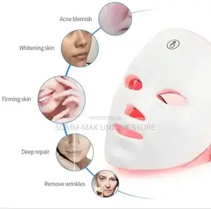 Rechargeable Facial LED Mask 7 Color PDT Photon Therapy