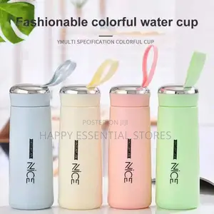 400ML Glass Water Bottle Milk Juice Water Cup Coffee Mug