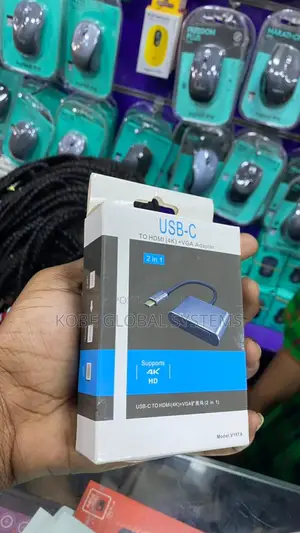 USB C HDMI () + VGA Adapter