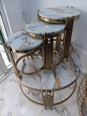 Center Table With 3 Stools