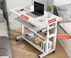 80cm Big Size Laptop Table With Drawer L(White)