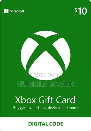 $10 USD Xbox Live Gift Cards And More