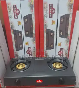 Rashnik Double Gas Cooker - Automatic Ignition