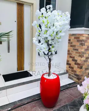 Artificial Plant With Fiber Pot