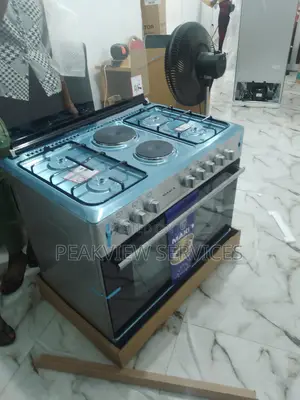 Classic Maxi 6090 Gas Cooker[Inox],4gas Cookers +2electic