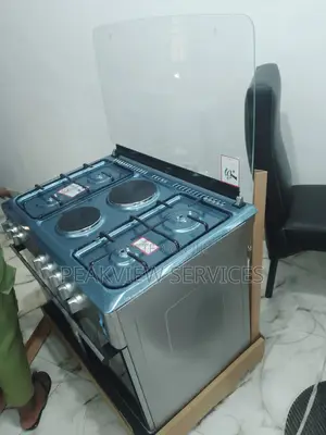 Excellent Maxi 90 X 60 Inox Gas Cooker,With 4gas + 2electria