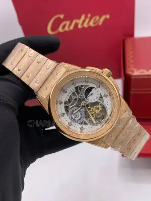 Cartier Automatic Steel-Strap With Working Chronograph