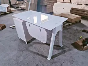 Imported Quality Tampered Glass Office Table