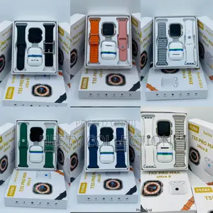 T55 Pro Max Smartwatch Double Straps With Earpods