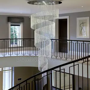 Led Modern Spiral Luxury Chandelier