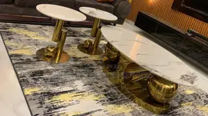 Center Table With 2 Side Table
