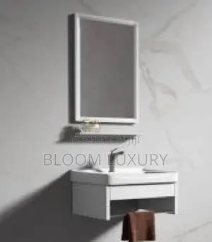 Wall Hung Wash Hand Basin With Mirror