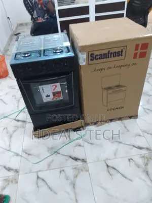 Best Price-Scanfrost 4 Burner Gas Cooker With Oven.