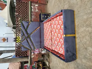 Quality 4.5by6 Upholstery Padded Bed Frame With One Bed Side